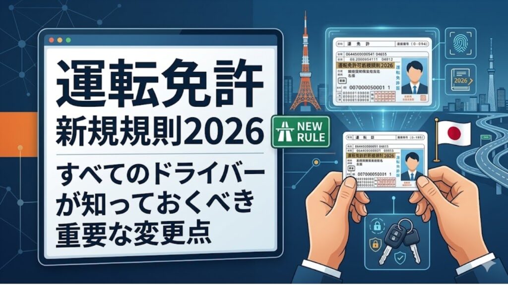 運転免許新規則2026